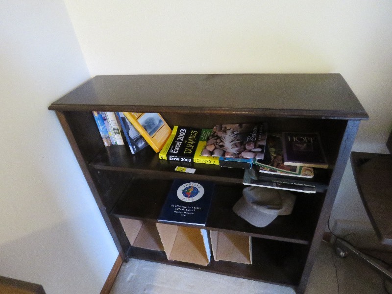 Book Shelf with Books
