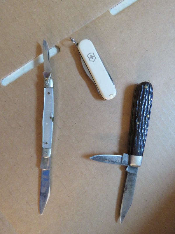 Three Pocket Knives
