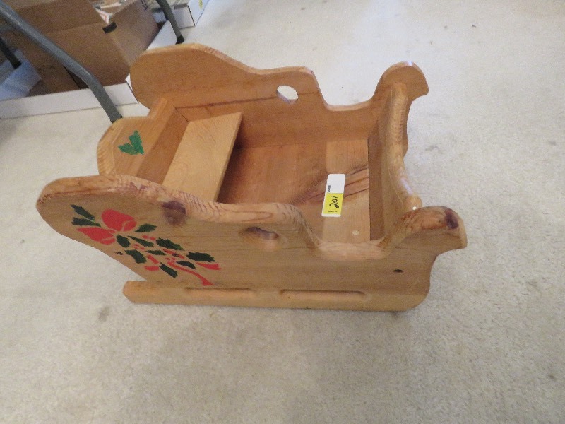 Small Wooden Decorative Sleigh