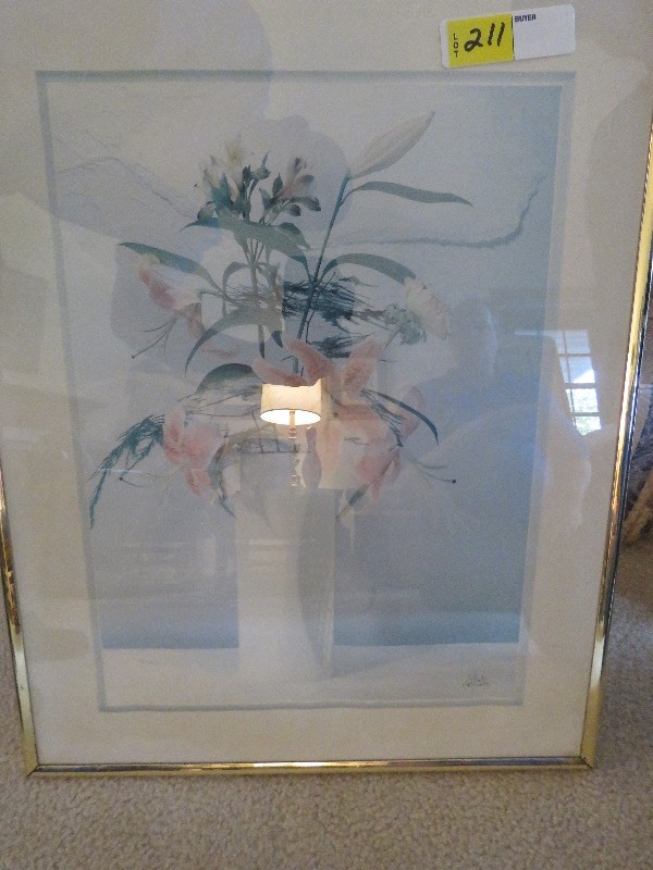 Framed Floral Print