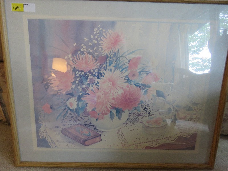 Framed Floral Print