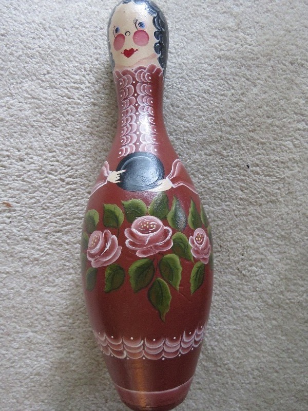 Hand Painted Bowling Pin