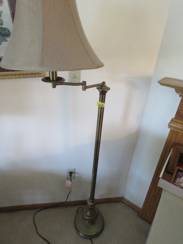 Floor Lamp with Swing Arm