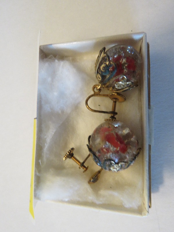 Pair of Marble Earrrings