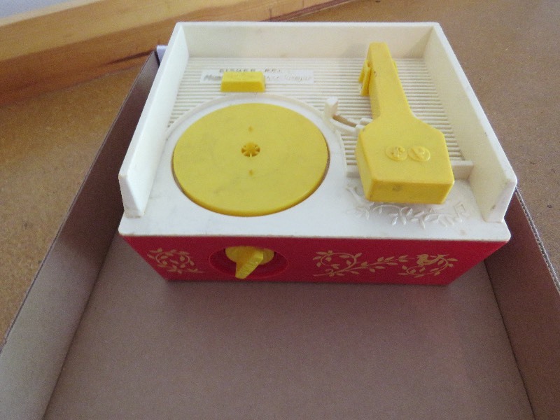 Vintage Fischer Price Music Box Record Player