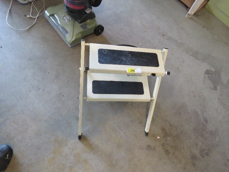 Vintage Metal Step Stool