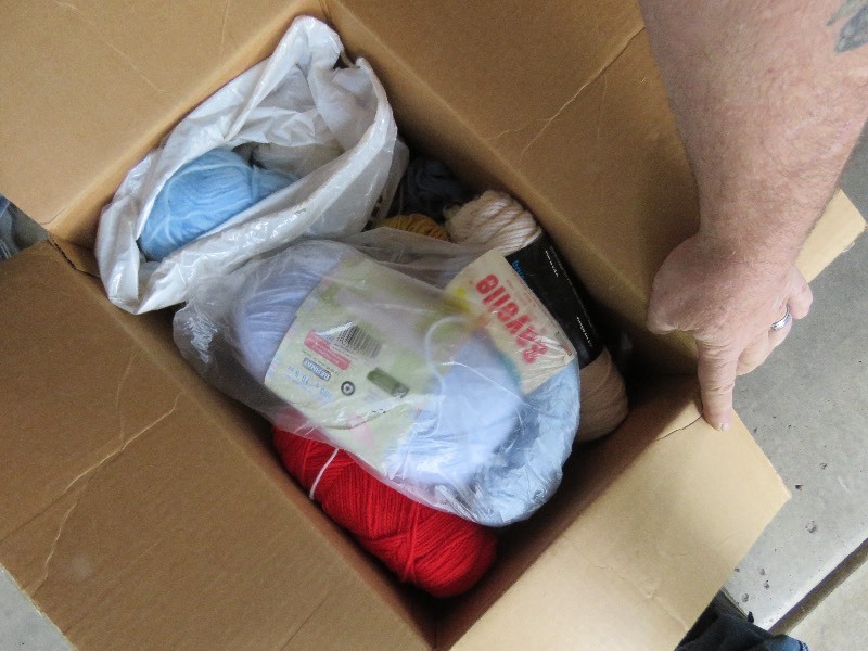 Large Box of Yarn