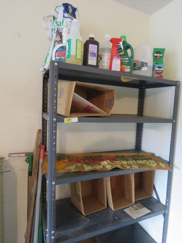 Metal Shelving Unit