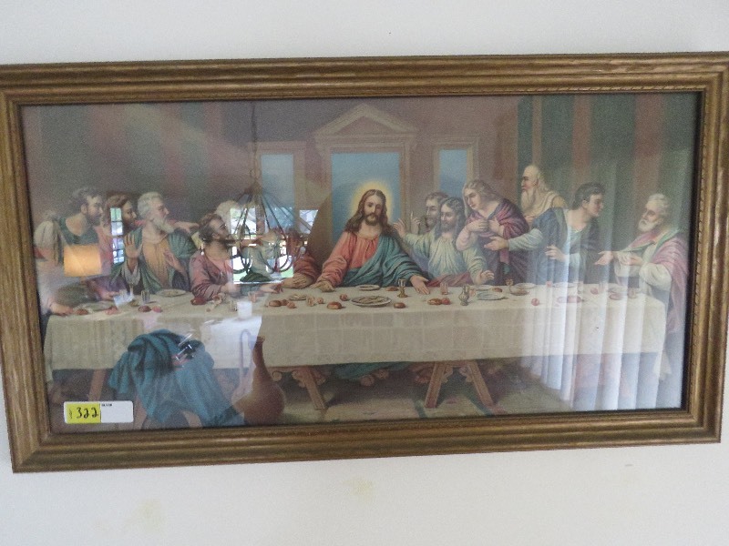 Vintage Lords Supper Picture