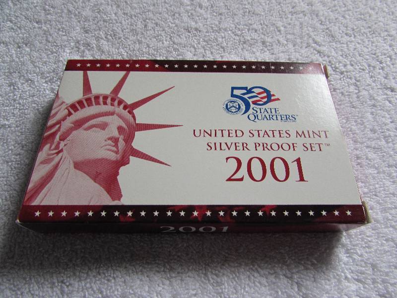 2001 United States Mint Silver Proof Set