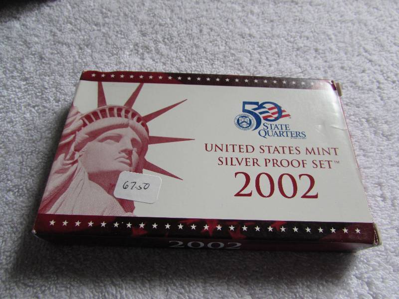 2002 United States Mint Silver Proof Set