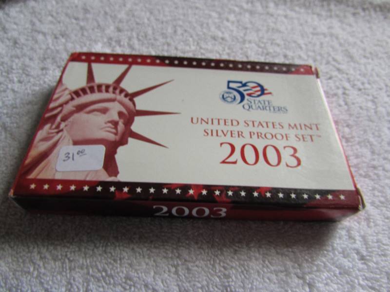 2003 United States Mint Silver Proof Set
