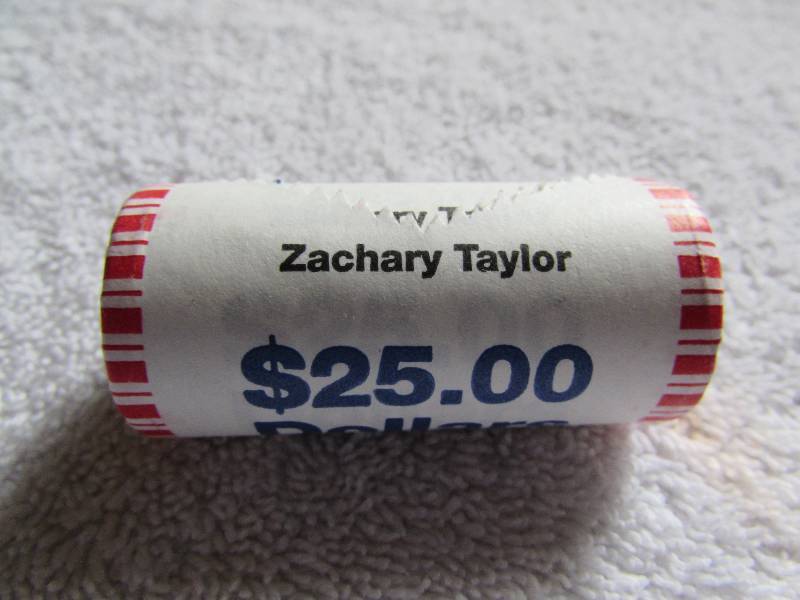 Roll of Zachary Taylor One Dollar Coins