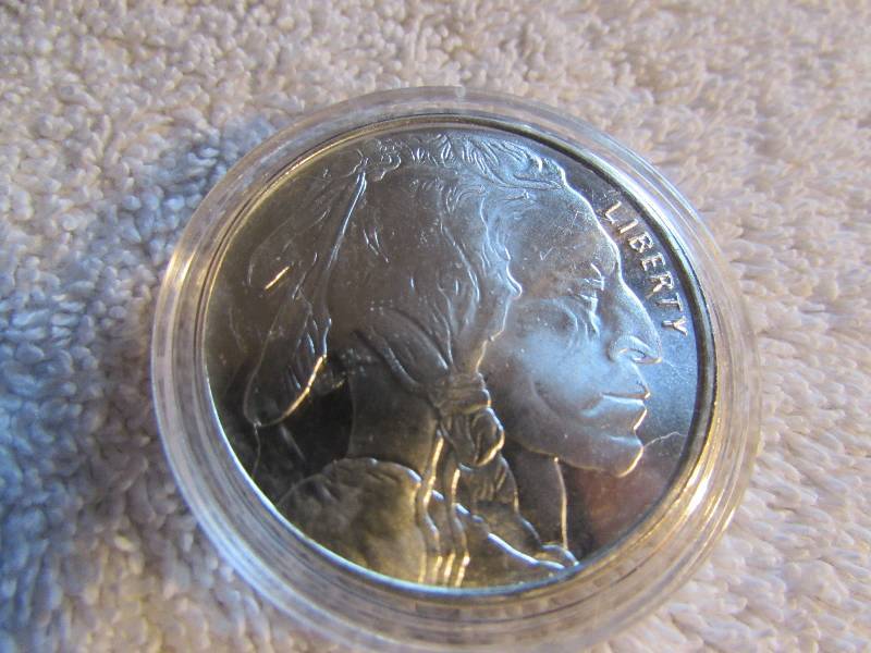 Indian Head  Buffalo Silver Coin