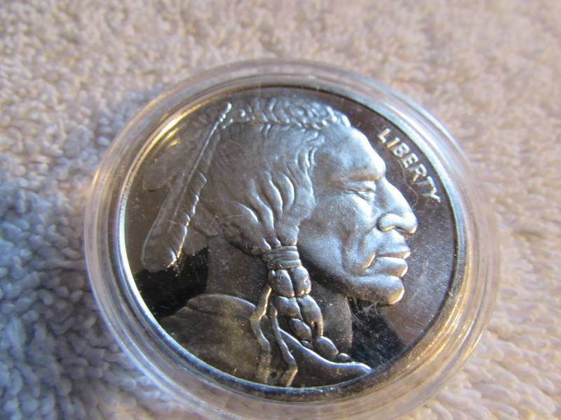 Indian Head  Buffalo Silver Coin