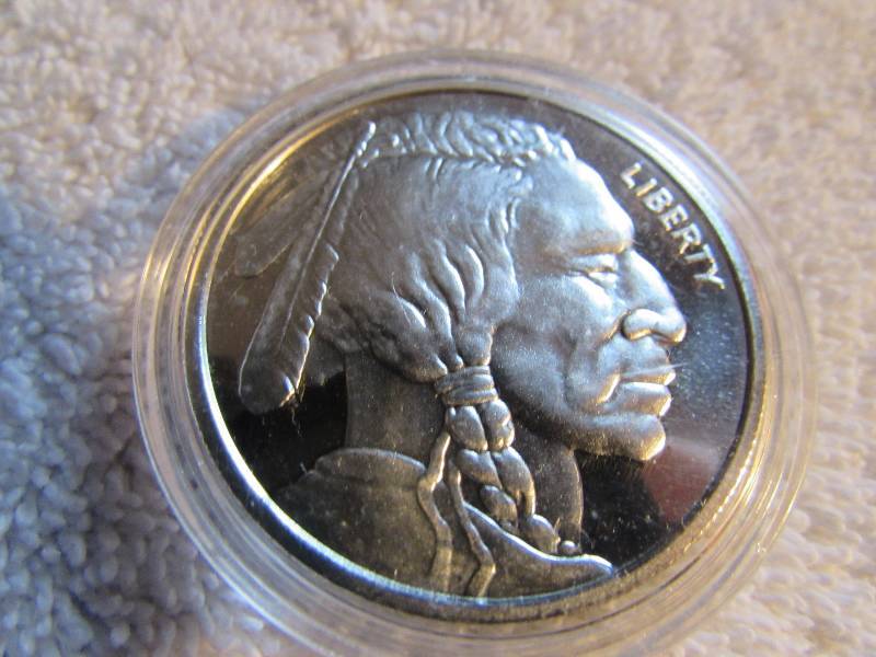 Indian Head  Buffalo Silver Coin