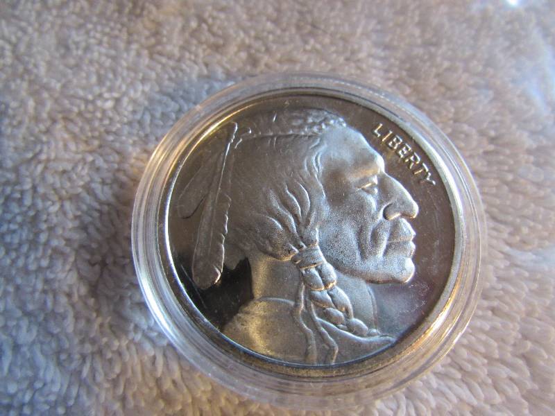 Indian Head  Buffalo Silver Coin