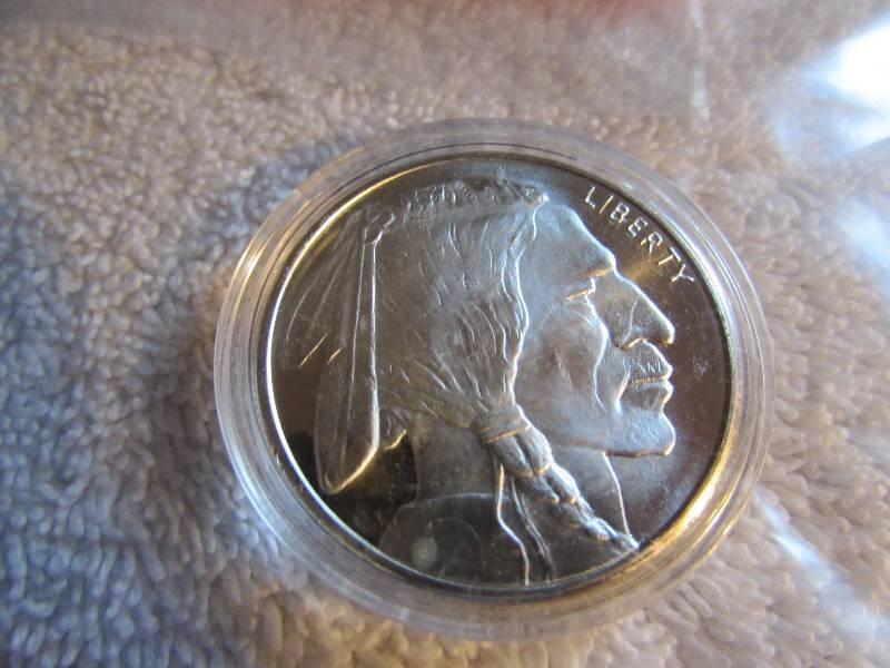 Indian Head  Buffalo Silver Coin