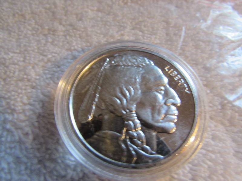 Indian Head  Buffalo Silver Coin