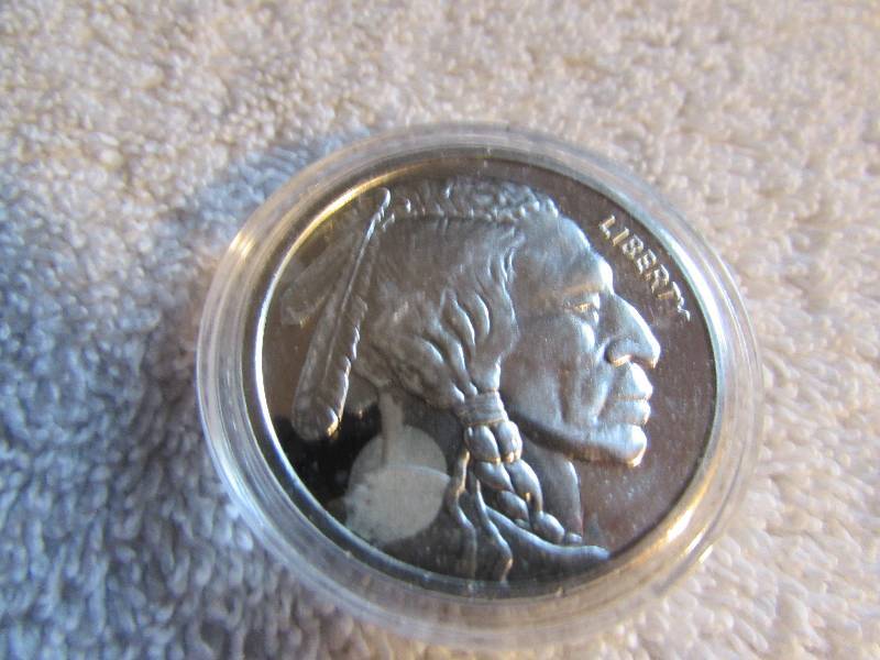 Indian Head  Buffalo Silver Coin