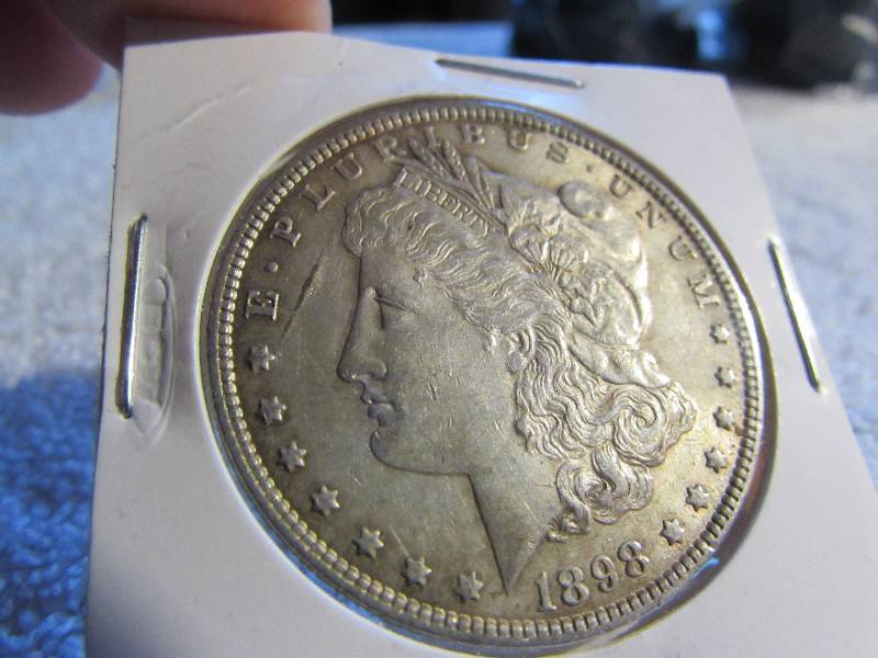 1898 P Morgan Silver Dollar