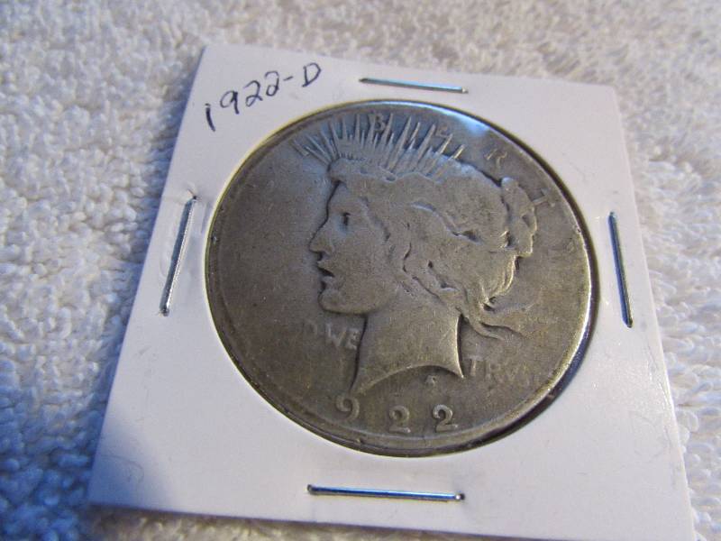 1922 D Peace Silver Dollar