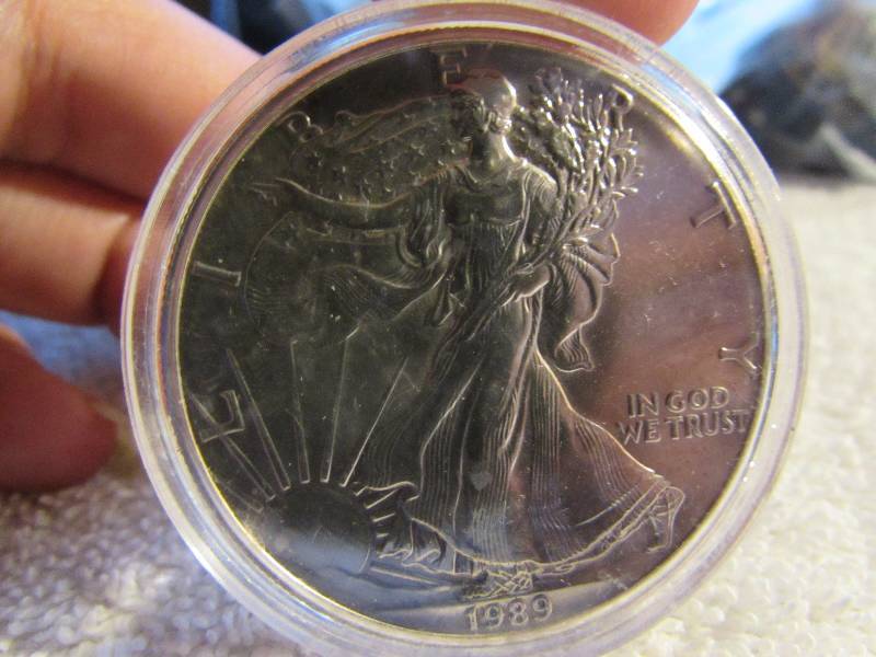1989 BU American Eagle 1 oz Silver Dollar