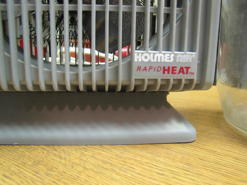 Small Heater and Gallon glass jars