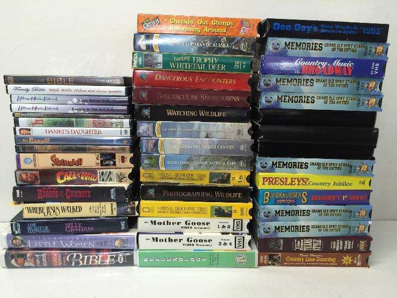 VHS Tape and More Assortment