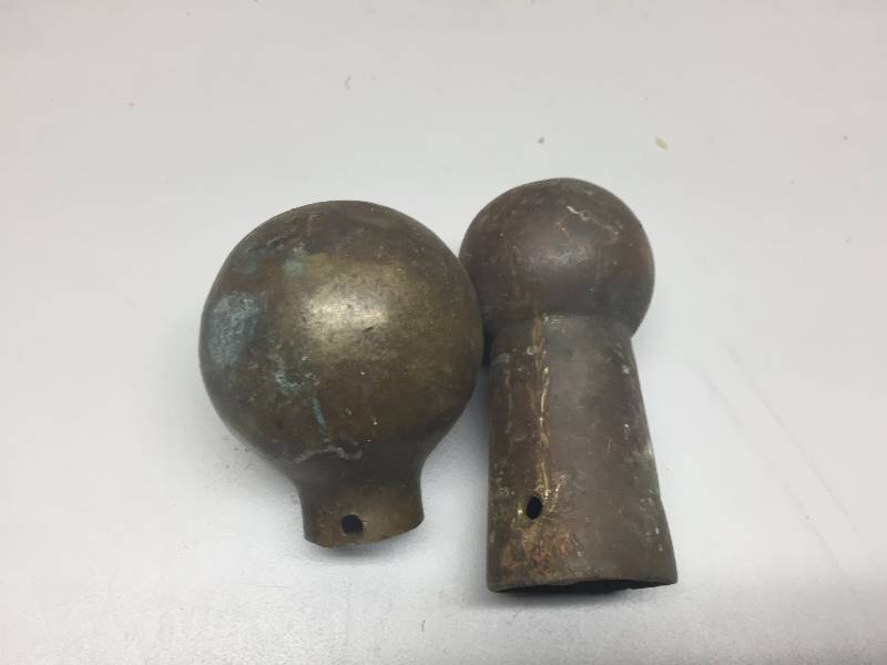 BRASS HAMES KNOBS 10 PCS