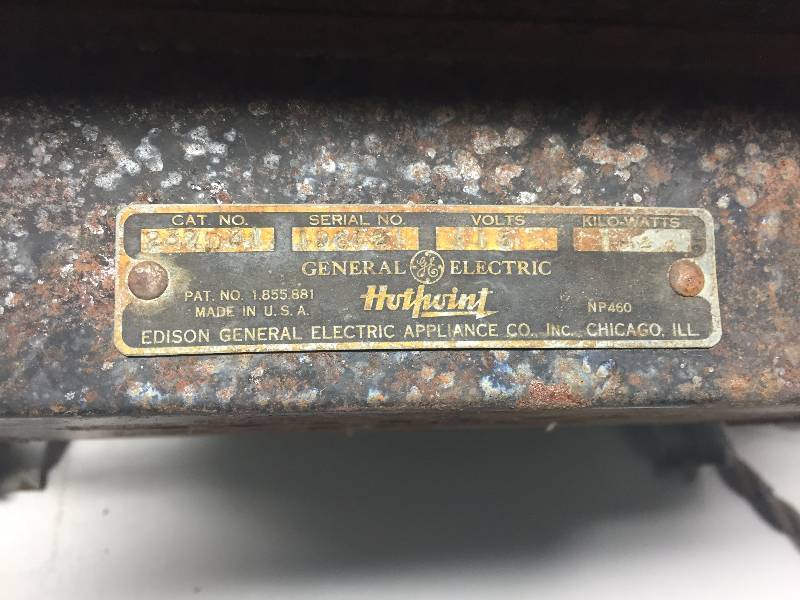 VINTAGE GE HOT PLATE