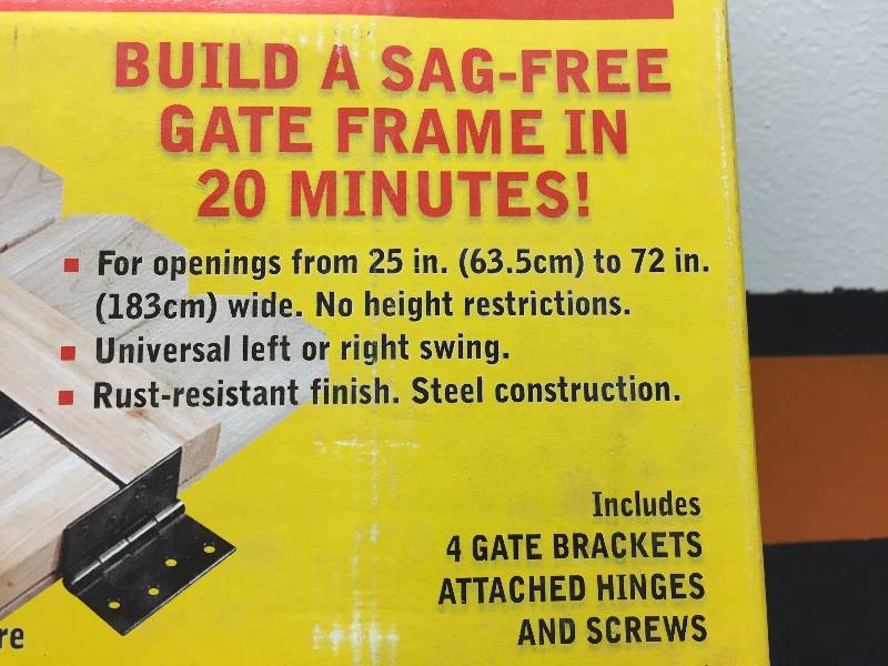 EASY GATE NO SAG BRACKET KIT