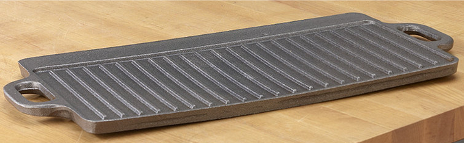 lot 44 image: alcove Unseasoned Cast Iron Reversible GrillGriddle