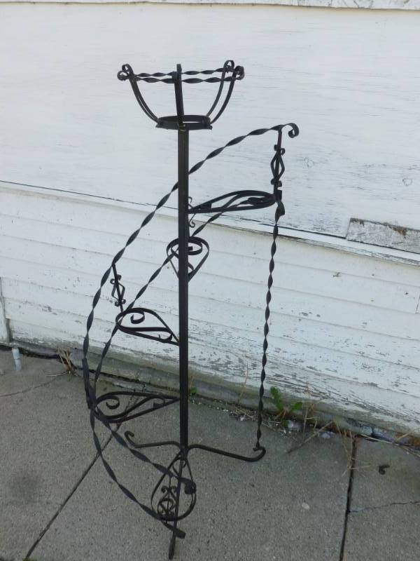 Wrought Iron Planter Stand