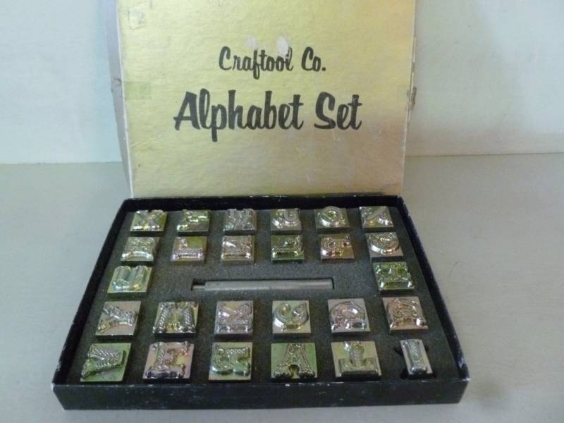 Vintage Alphabet Set