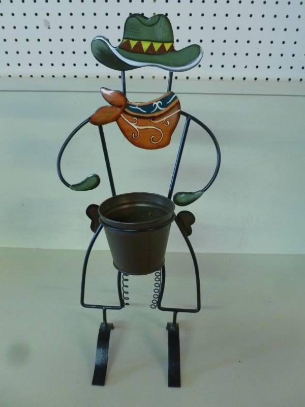 Metal Art Planter