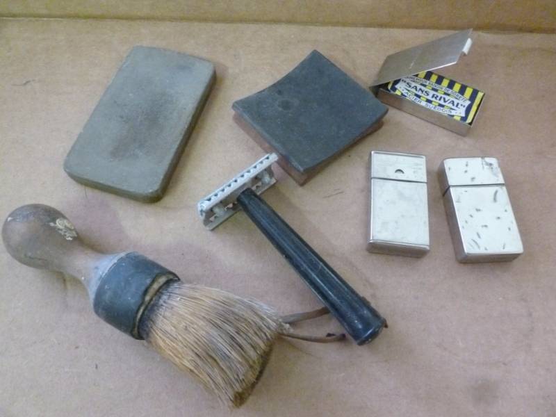Vintage Shaving Items