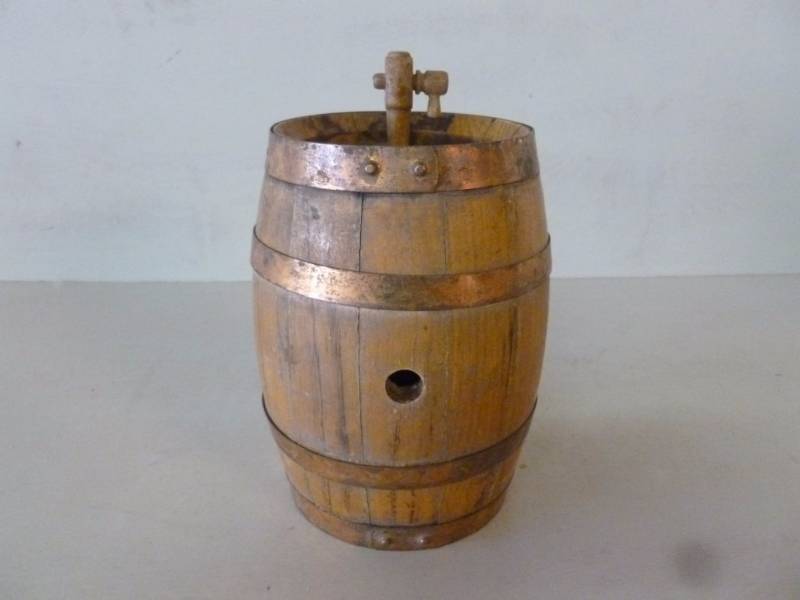 Vintage Whiskey Barrel Decoration