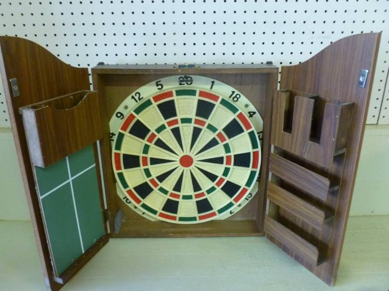 Dart Board Cabinet
