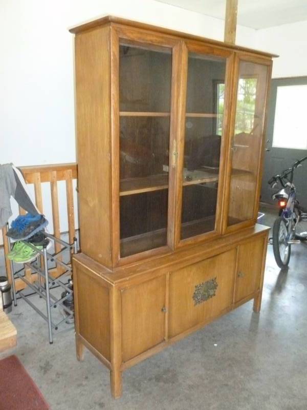 Vintage Walnut Hutch