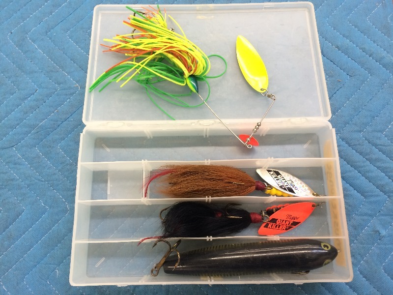 Assorted Musky Baits  organizer