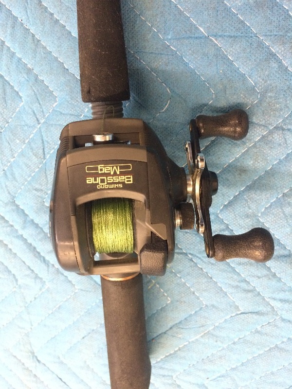 Bass Rod and Reel - Like new, lightly used   view all pictures for more details