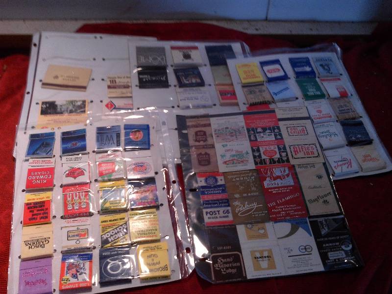 lot 51 image: 5 pages collectible matchbooks