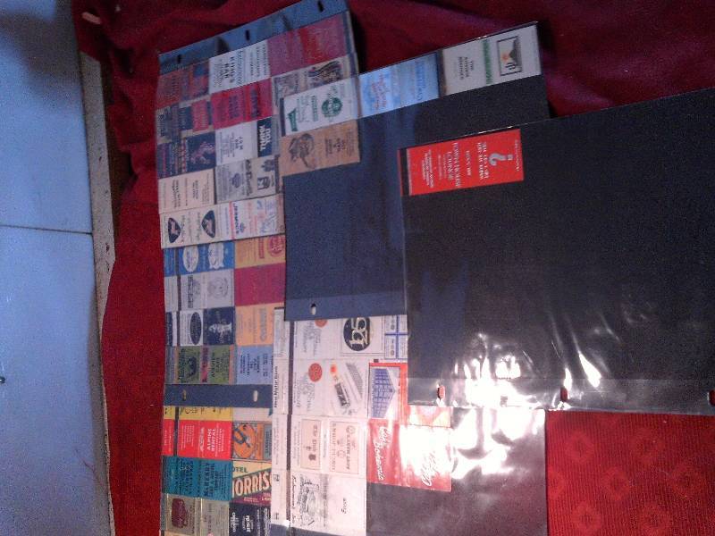 lot 52 image: 6 pages matchbooks collection