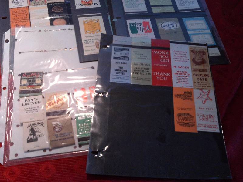 lot 53 image: collectible matchbooks