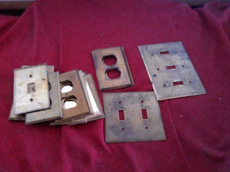 lot 111 image: COPPER ELECTRICAL COVERS