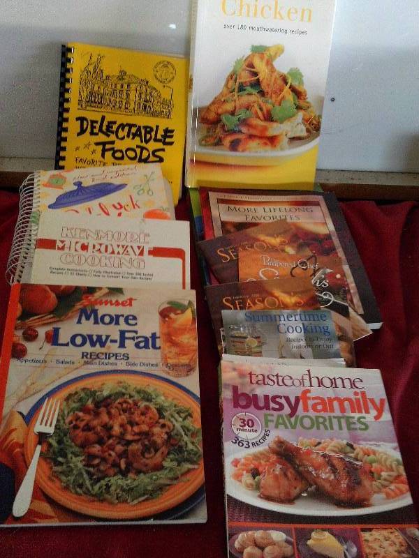 lot 120 image: 12 COOK BOOKS