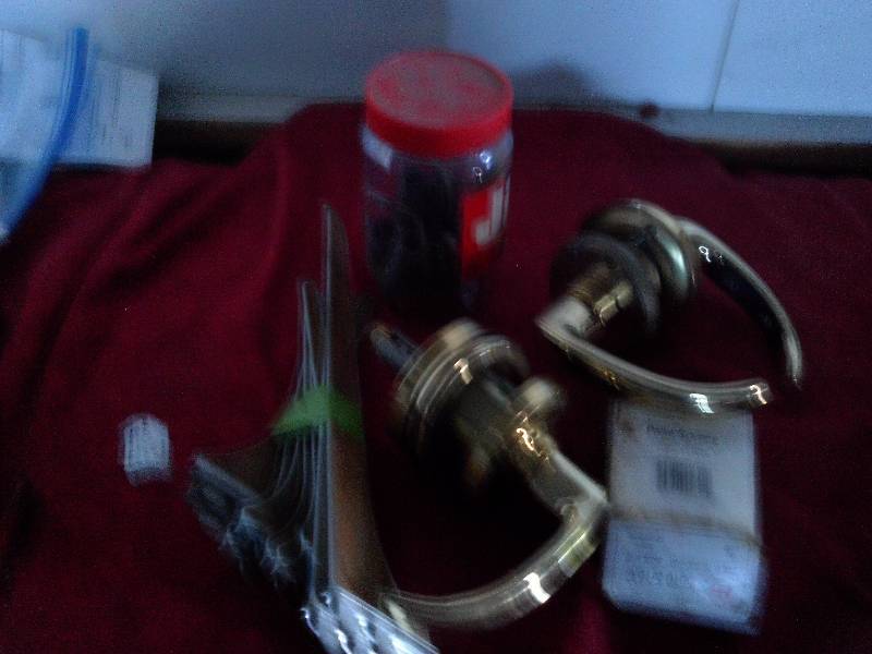 lot 161 image: 516 box staples  door handles springs and hangers