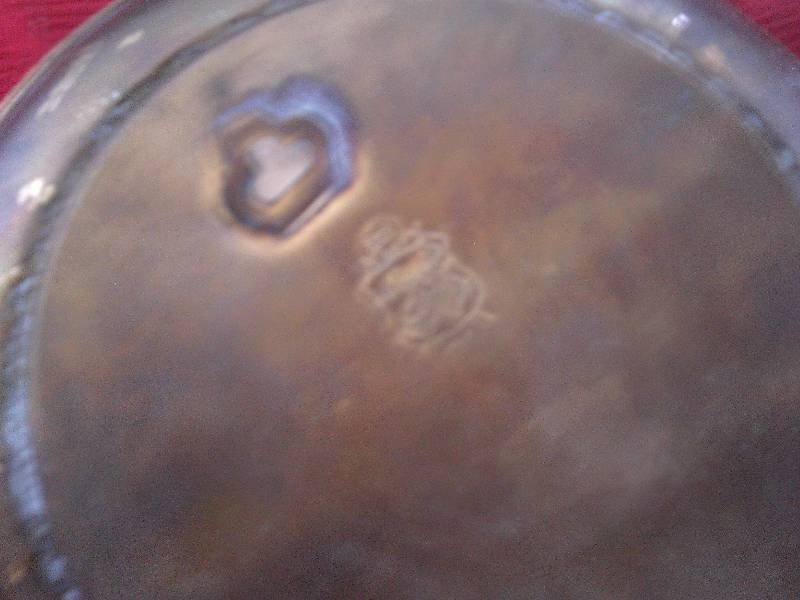 lot 183 image: vintage brass plates