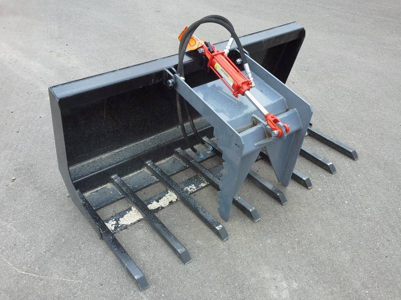 60 Single Grappler Bucket (Skid Steer Attachment)